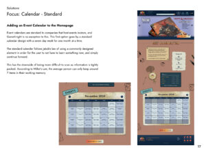 Standard calendar option 1 is introduced