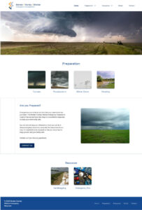 Desktop homepage