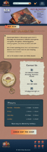 Mobile homepage.